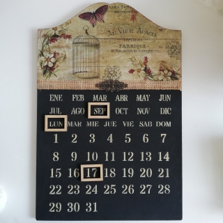 KIT DIY 002 Calendario perpétuo 2 (Sin decorar)