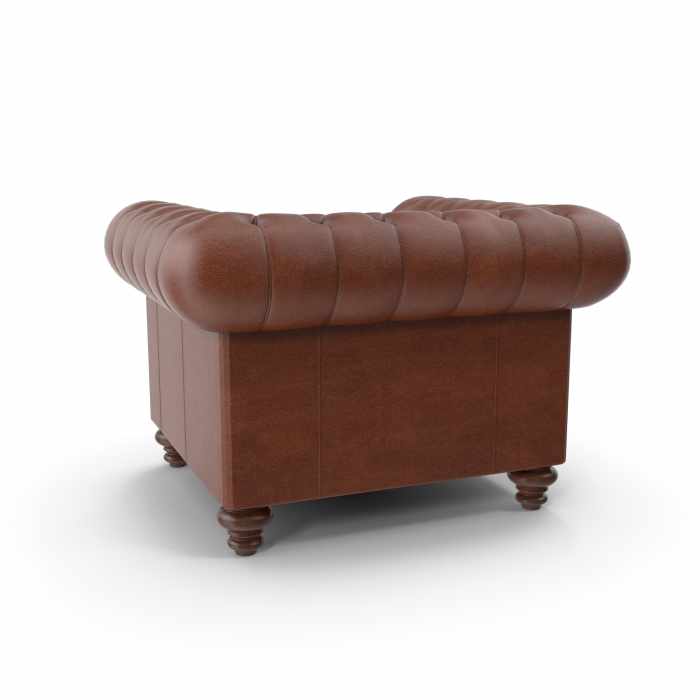 Brown luxury armchair