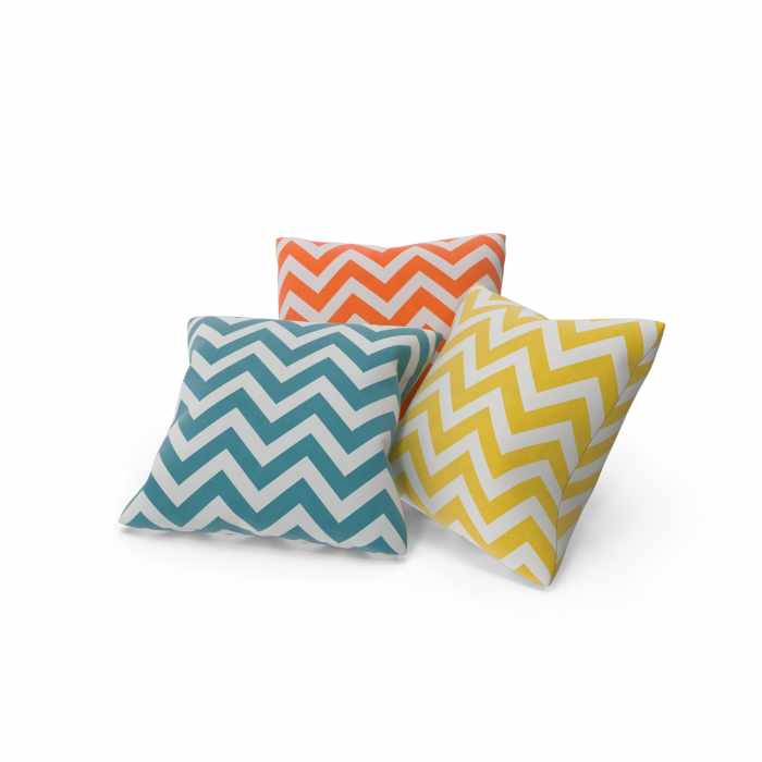 Three pillows